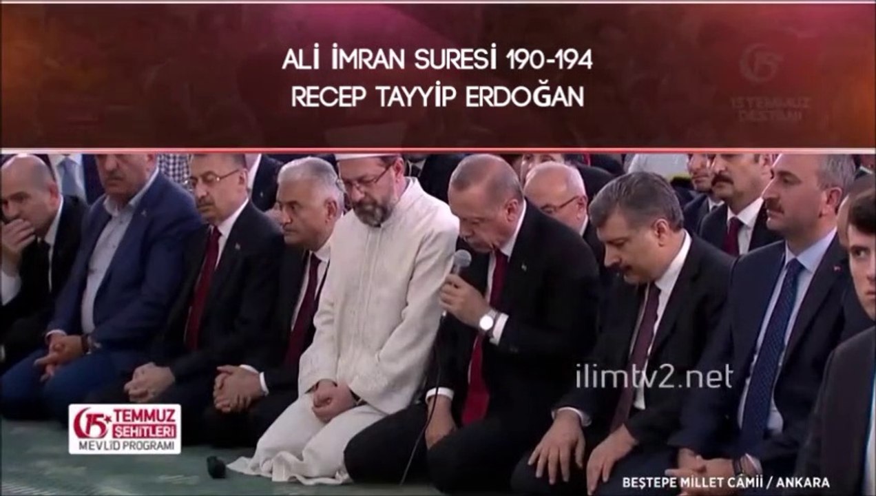 ALİ İMRAN SURESİ 190-194 RECEP TAYYİP ERDOĞAN