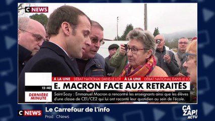 "Pourquoi j'ai 100 euros de moins ?" : Emmanuel Macron interpellé par un retraité sur la baisse de sa pension
