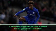 Hudson-Odoi in a positive moment - Sarri