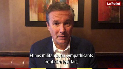 Grand débat national : "Une manœuvre électorale [...] aux frais du contribuable", selon Nicolas Dupont-Aignan