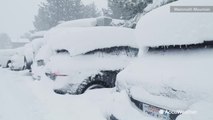 California ski resorts blanketed with feet of snow