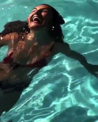 Las vacaciones de Theo Herna´ndez y Adriana Pozueco en el paraiso