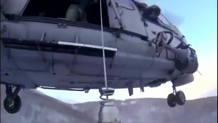 Espectacular rescate en plena tormenta de nieve en Turquía