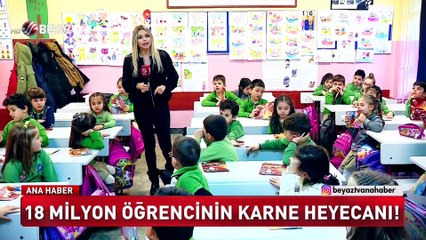 18 Milyon öğrencinin karne sevinci