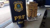 PRF apreende 18 kg de maconha na BR-163