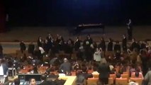 Erdoğan Fazıl Say'ın konserine katıldı