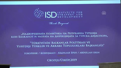 Türkiye'nin Balkanlar Politikası ve Ytb" Paneli