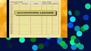 Accounting Ledger: 120 pages: Size = 8.5 x 11 inches (double-sided), perfect binding, non-perforated