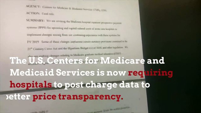 Hospitals post charge data, but good luck deciphering it