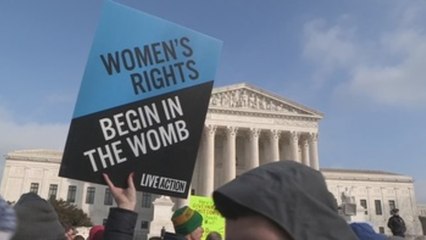 Antiabortistas piden en Washington más restricciones legales para el acceso al aborto