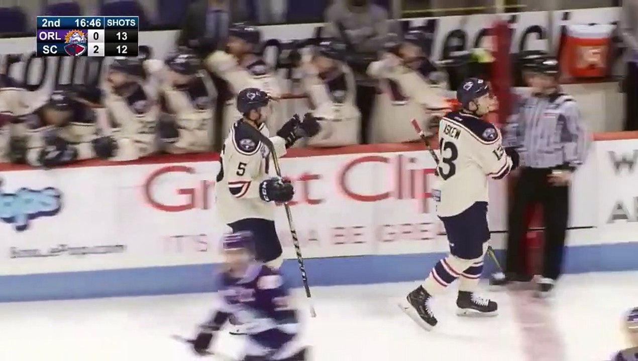 ECHL Orlando Solar Bears 1 at South Carolina Stingrays 4