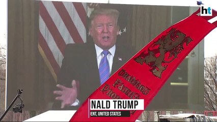 Donald Trump supports March for Life rally participants