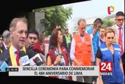 Conozca las actividades que se realizaron por el Aniversario de Lima