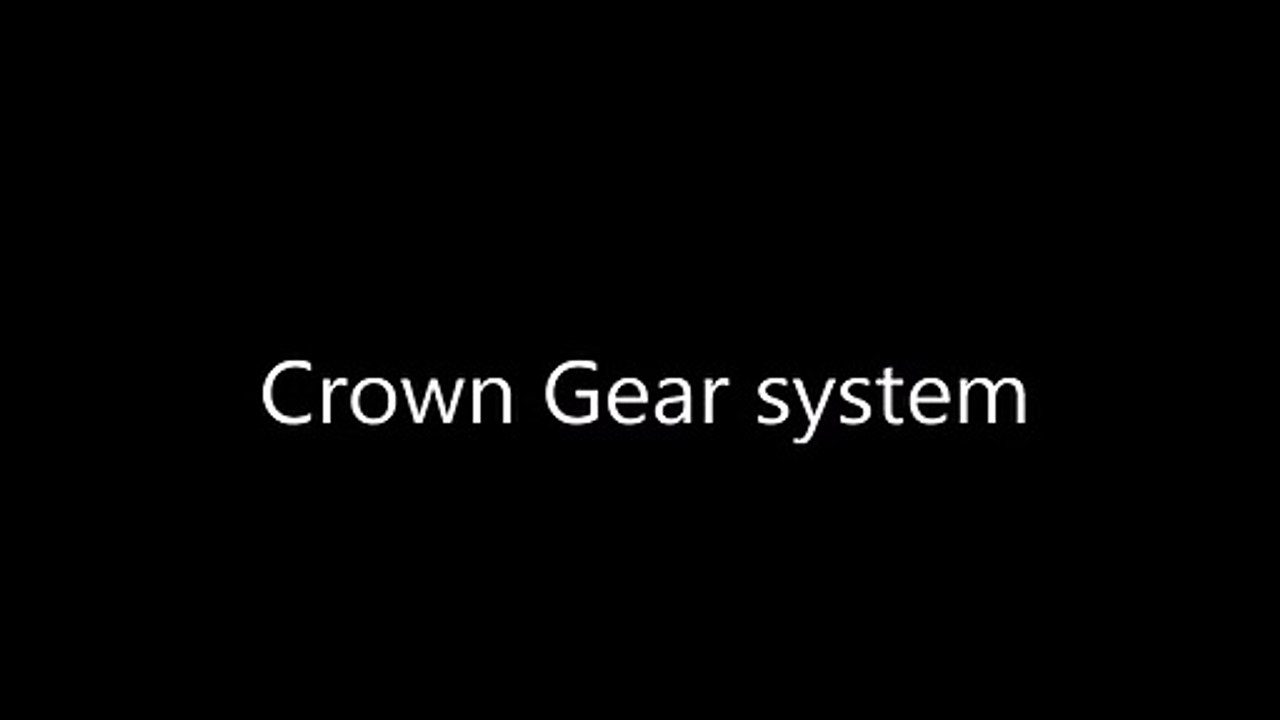 Crown gear system