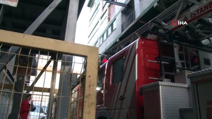 Bağcılar'da korkutan imalathane yangını