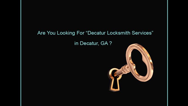 Decatur Locksmith | Call Now 678-448-4117