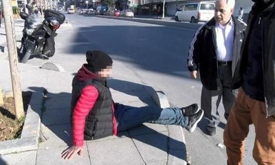 Esenyurt'ta yürek burkan görüntüler