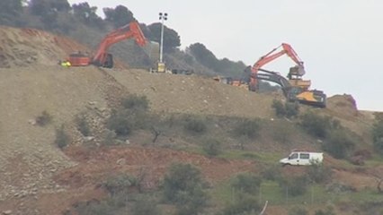 Continúan los trabajos de excavación del túnel para rescatar a Julen