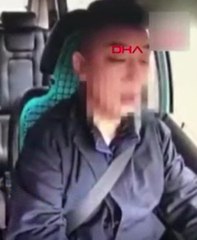 Taksici böyle uyudu kaza kaçınılmaz oldu