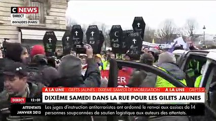 Gilet Jaunes : L'acte X du samedi 19 janvier avec les images à midi à Paris