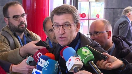 Feijóo dice que hay sectarismo por parte del PSOE, Podemos e independentistas