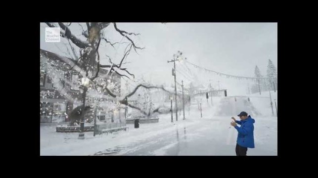 La neige de retour aux États-Unis, la météo-spectacle aussi