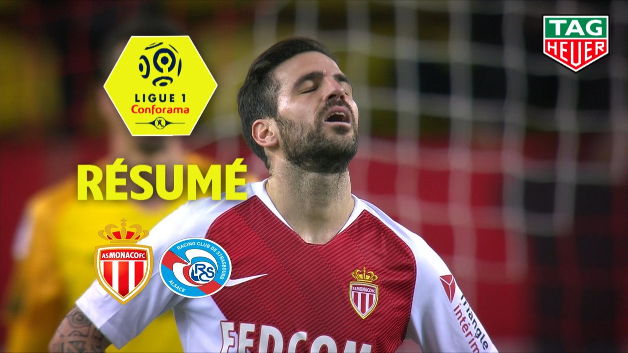 AS Monaco - RC Strasbourg Alsace (1-5)  - Résumé - (ASM-RCSA) / 2018-19