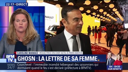 Carlos Ghosn: son épouse demande de l’aide à Emmanuel Macron