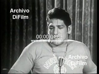 Oscar Bonavena talks about the fight with Muhammad Ali in USA 1970