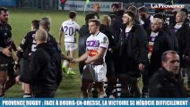 Provence Rugby : face à Bourg-en-Bresse, la victoire se négocie difficilement