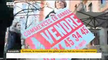 Gilets jaunes : Le cri d'alarme de commerçants à Toulouse à deux doigts de perdre leur commerce à cause de la mobilisation