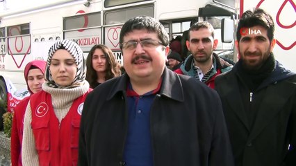 'Kan Bağışı' kampanyasına gönüllü gençler destek verdi