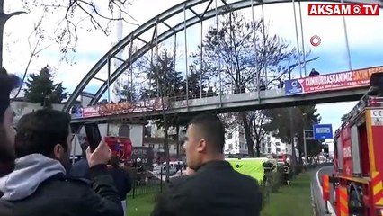 İntihar teşebbüsünü, film çeker gibi kaydettiler