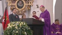 Funeral en Polonia por el alcalde asesinado