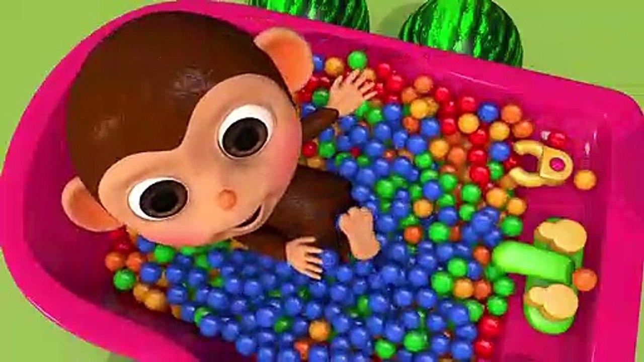 Learn Colors with Microwave Toy and Street Vehicle Garage Play Nursery Rhymes for Kids Children