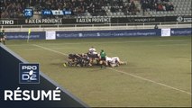 PRO D2 - Résumé Provence Rugby-Bourg-en-Bresse: 12-11 - J18 - Saison 2018/2019