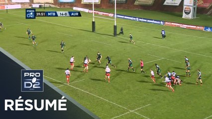 PRO D2 - Résumé Montauban-Aurillac: 27-3 - J18 - Saison 2018/2019