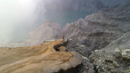 Stunning Lake Atop Active Volcano