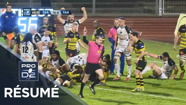 PRO D2 - Résumé Carcassonne-Vannes: 23-20 - J18 - Saison 2018/2019