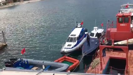 Report Tv - Mbytet jahti pranë Sarandës, policia kufitare shpëton pronarin italian