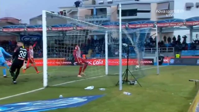 Το αυτογκόλ του Σκόνδρα - Γιάννινα 0-1 Ολυμπιακός Πειραιώς 19.01.2019 (HD)
