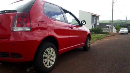 Colisão entre Palio e moto deixa uma pessoa ferida no Loteamento Verona