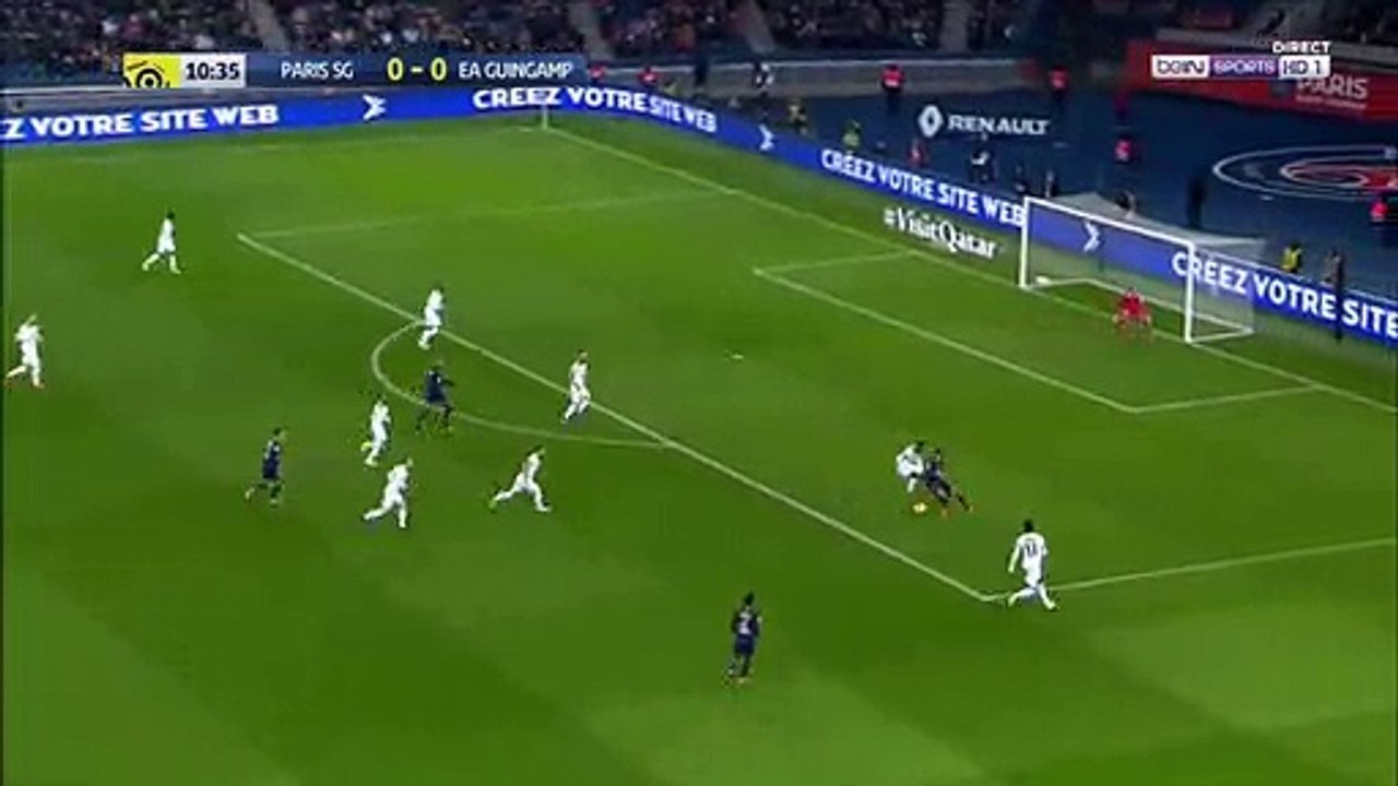 Neymar fantastic solo goal vs Guingamp (1-0)