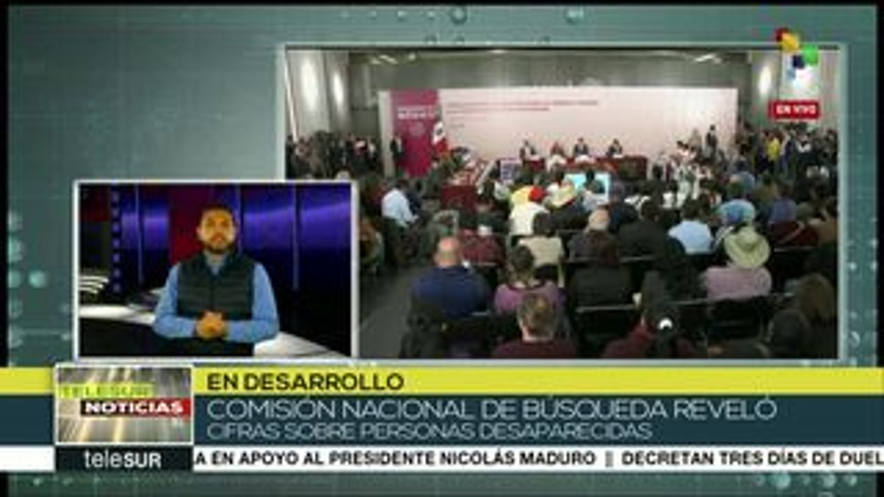 México: más de 40 mil desaparecidos y 36 mil cuerpos sin identificar