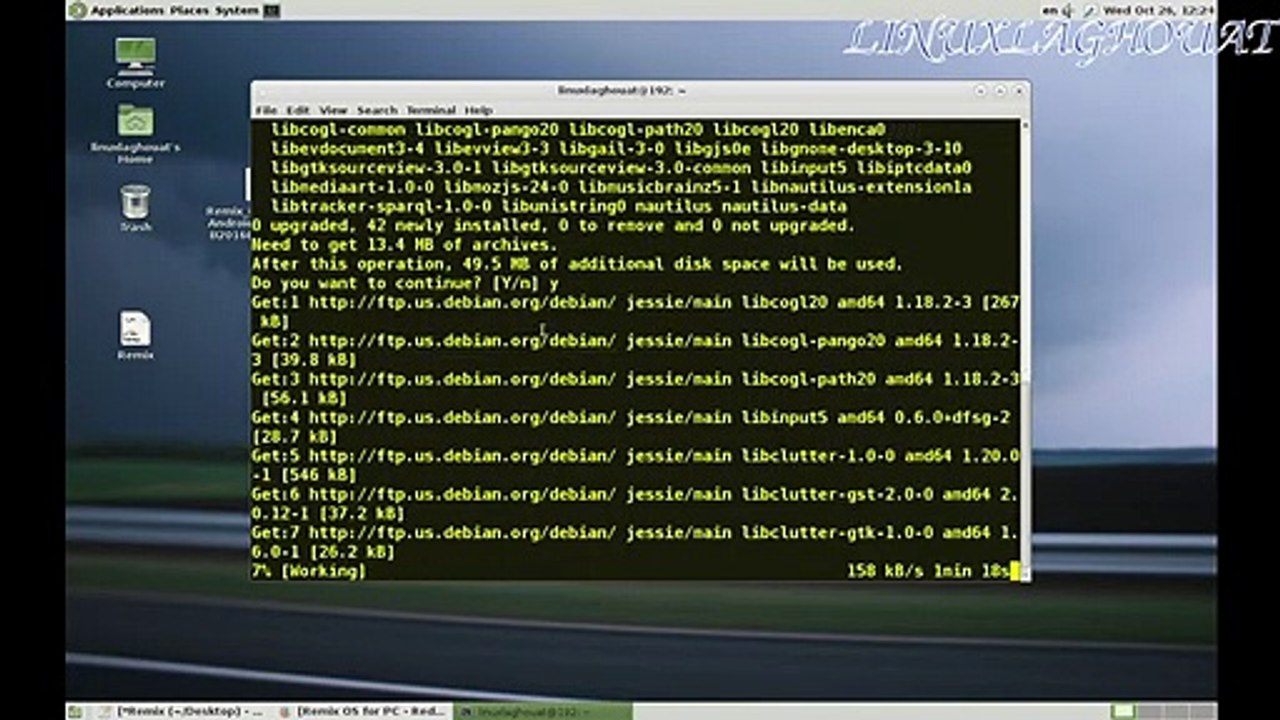 حصريا تثبيت  مزدوج لنظام التشغيل شرح كامل    Remix os android  مع