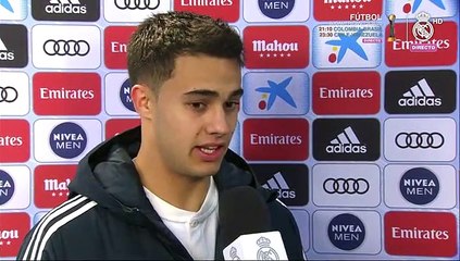 Reguilón: "El gol de Casemiro ha sido una explosión de felicidad"