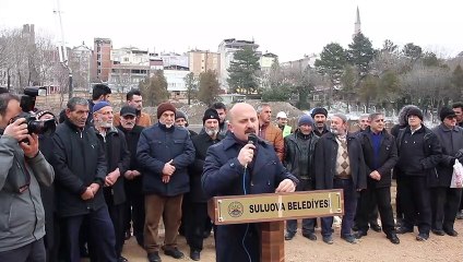 Suluova'da 3 bin 500 kişilik caminin temeli atıldı - AMASYA