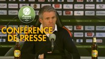 Conférence de presse FC Lorient - Gazélec FC Ajaccio (0-1) : Mickaël LANDREAU (FCL) - Hervé DELLA MAGGIORE (GFCA) - 2018/2019