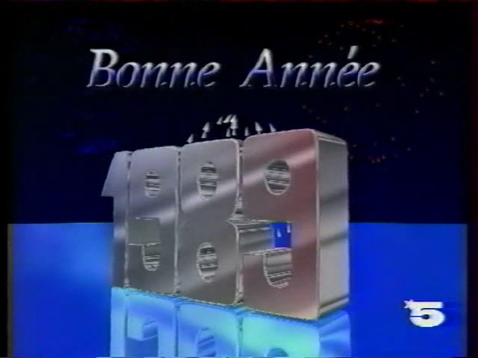 La 5 - 3 Janvier 1989 - Teaser, Jingles, publicités