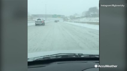 Winter storm buries streets and highways in snow